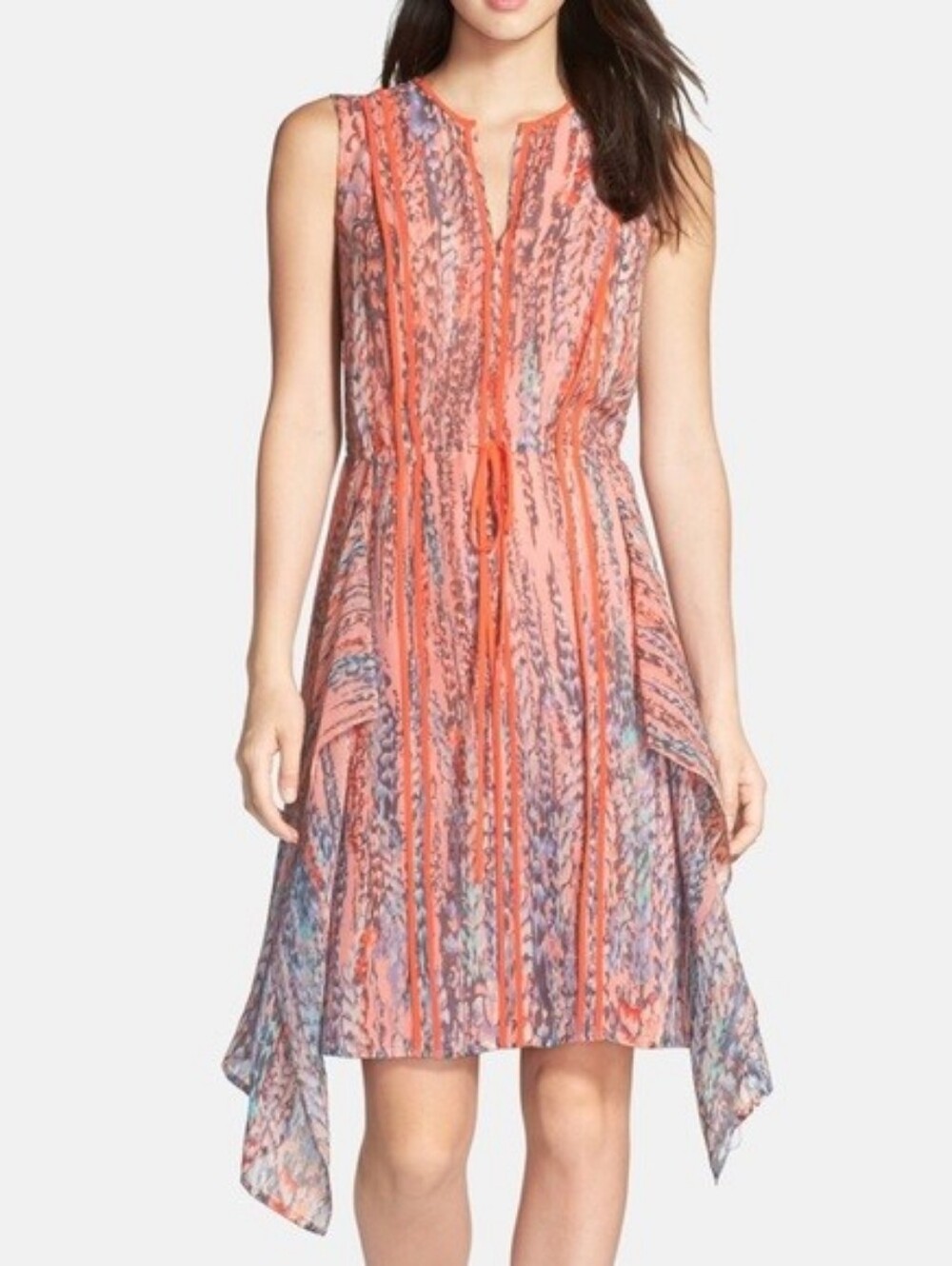 BCGBMAXAZRIA SILK LIYA DRESS NWT